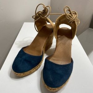 Blue Espadrilles made in spain
